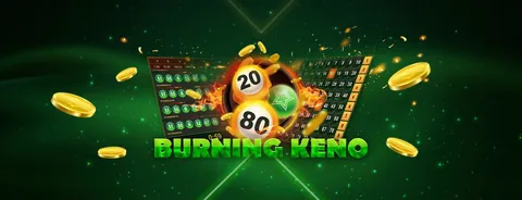 Burning Keno oyununun kapak görseli